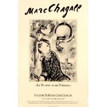 Advertising Poster Marc Chagall Exhibition 1978 Switzerland