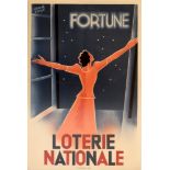 Advertising Poster Loterie Nationale - Fortune