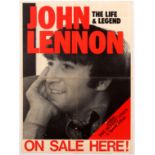 Advertising Poster The Sunday Times John Lennon Beatles