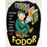 Advertising Poster Fodor Travel Guides