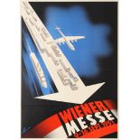 Advertising Poster Vienna Fair Wiener Messe Midcentury Modern