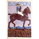 Travel Poster Bavaria Bayern Ludwig Hohlwein