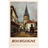 Travel Poster Burgundy Wine France Railway SNCF