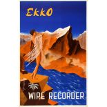 Advertising Poster Ekko Wire Recorder