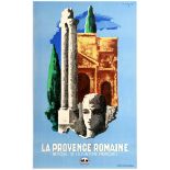 Travel Poster Provence Romaine France PLM Art Deco