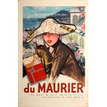 Advertising Poster Madeira Maurier Cigarettes