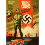 Movie Poster Triple Cross WWII Nazi Swastika