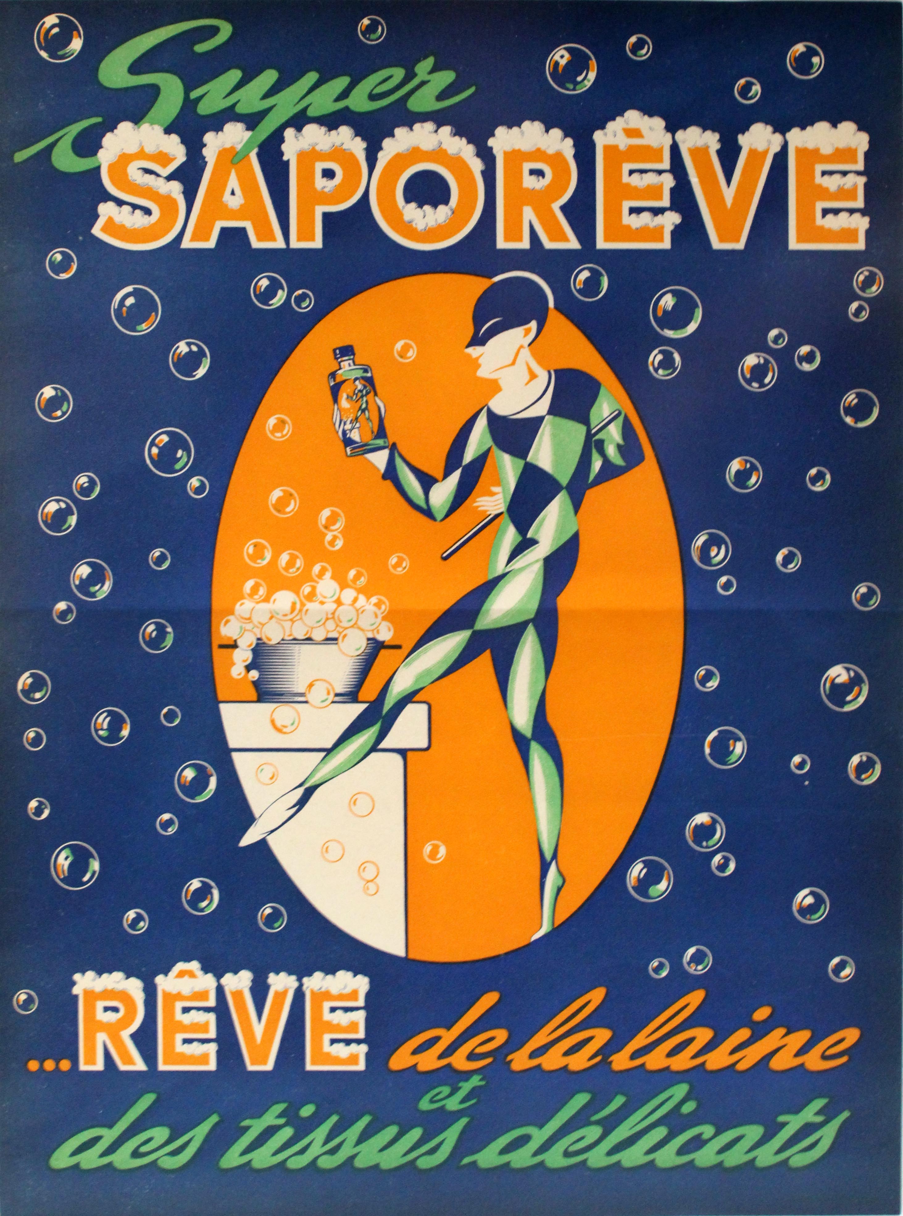 Advertising Poster Super Saporeve Art Deco