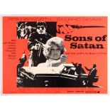 Movie Poster UK Quad Horror Sons Of Satan Bastardi