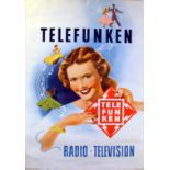 Advertising Poster Telefunken Radio Television
