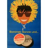 Advertising Poster Sun Cream Olymp