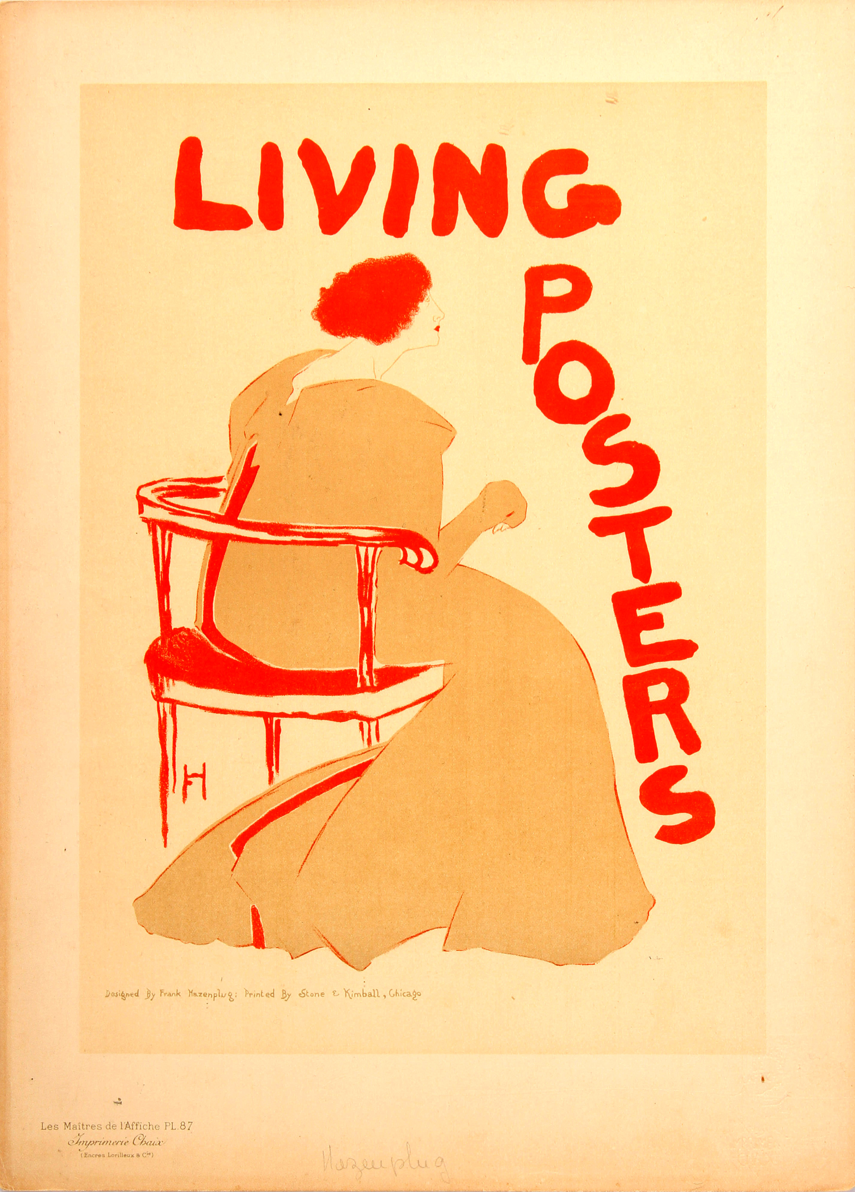 Advertising Poster Living Posters Frank Hazenplug Maitres de lAffiche