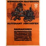Advertising Poster Construction Machines Ludwig Hohlwein