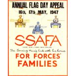 Propaganda Poster SSAFA Forces Families Fougasse UK