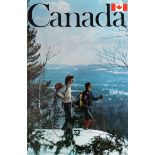 Sport Poster Canada Skiing Winter Sport