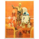 Movie Poster R2-D2 C-3PO Star Wars Coca-Cola