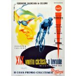 Sport Poster Cycling Vuelta Levante 1960