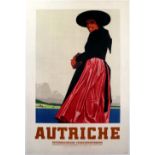 Travel Poster Autriche Austria Art Deco Wagula