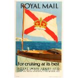 Travel Poster Royal Mail Cruise Line Padden Riva Boat
