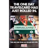 Advertising Poster LT Travelcard - Rollerblading London Transport
