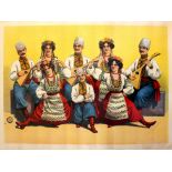 Advertising Poster Fairground Balalaika Band