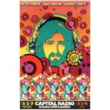 Psychedelic Advertising Poster Music Radio Show Nicky Horne