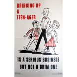 Propaganda Poster USA Boy Scouts - Bringing Up a Teenager