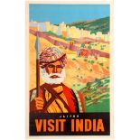 Travel Poster Jaipur Visit India