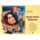 Movie Poster Sahara Brooke Shields Africa Car Race