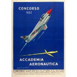 Propaganda Poster Accademia Aeronautica Italy 1957