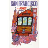 Travel Poster San Francisco TWA Klein