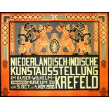 Advertising Poster Dutch East Indies (Indonesia) Art Exhibition