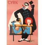 Advertising Poster Cyrk Polish Circus Magic Act