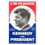 John F. Kennedy presidential election poster - Democrats wanted