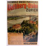 Travel Poster Uetliberg Bahn Zurich Switzerland