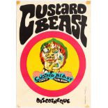 Advertising Poster DJ Custard Beast Spain Costa Brava