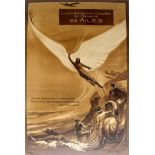 Advertising Poster Les Ailes Wings Icarus Aviation Georges Villa