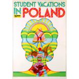 Travel Poster Student Vacations in Poland
