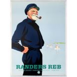 Advertising Poster Randers Ropes Old Sailor Pipe
