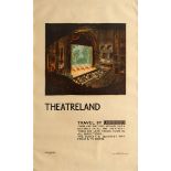 Travel Poster LT Theatreland Travel By Underground