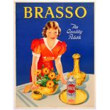 Advertising Poster Brasso The Quality Polish