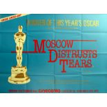Cinema Poster Moscow Distrusts Tears Oscar USSR