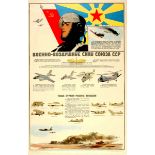 Propaganda Poster Air Force USSR Airplanes Helicopters