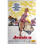 Cinema Poster Jessica Vespa Scooter