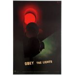 Propaganda Poster ROSPA Cusden Midcentury Obey Traffic Light