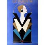Advertising Poster Le Parfum Razzia Signed Art Deco