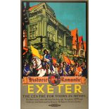 Travel Poster Exeter British Railways