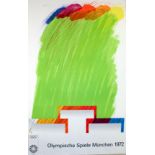 Sport Poster Munich Olympics 1972 - Podium on Grass