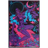 Advertising Poster Moon Princess Psychedelic Nude Lady