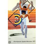 Sport Poster Munich Olympics - Athletics